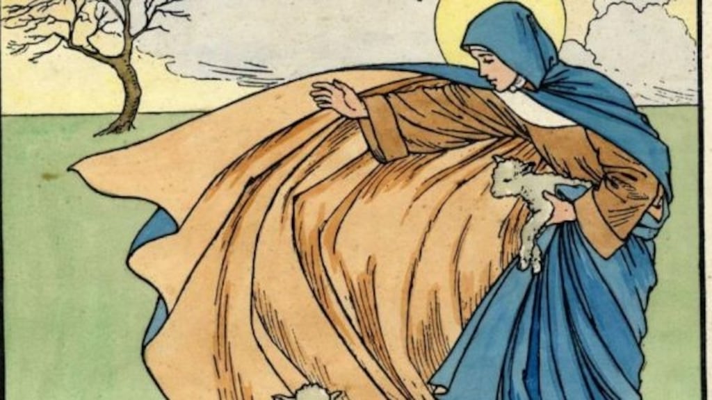 St Brigid: “was referred to as a bishop not out of courtesy or metaphorically. She was really ordained.”. Image: Cuala Press