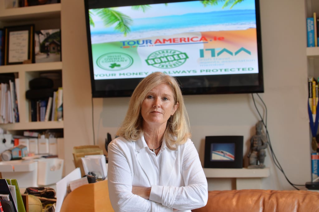 Mary McKenna, founder and CEO of Tour America. ‘I put my energy now into running a successful business but also into my wellbeing,’ she says. Photograph: Alan Betson / The Irish Times