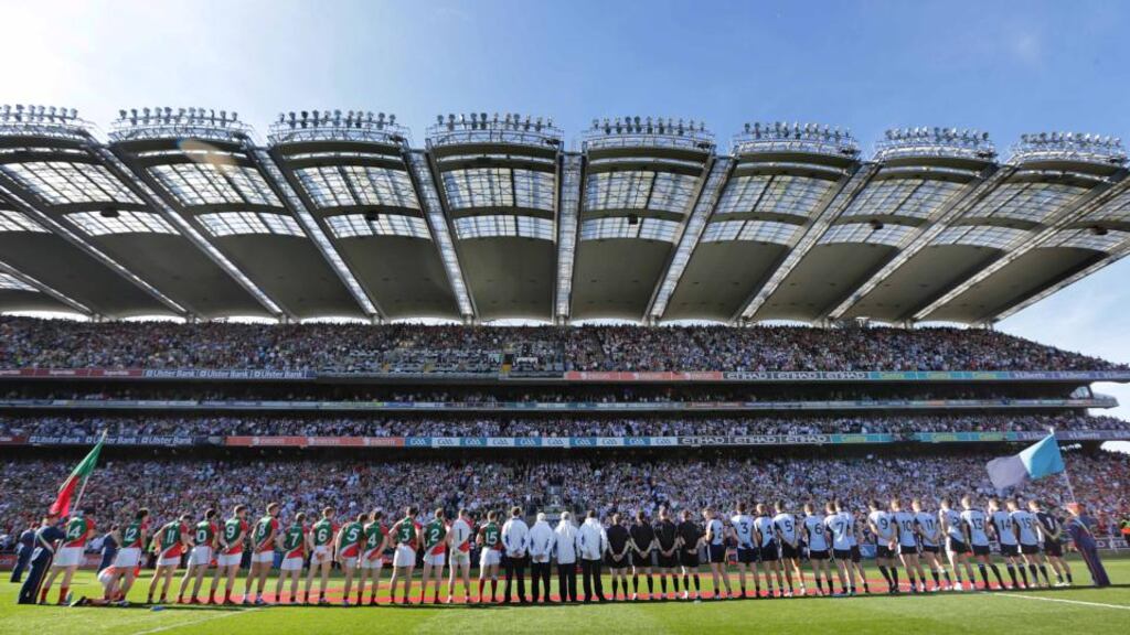 The Dublin-Mayo All-Ireland football final was one of only four programmes on RTÉ to top the million mark for viewing figures in 2013. Photograph: Morgan Treacy/Inpho