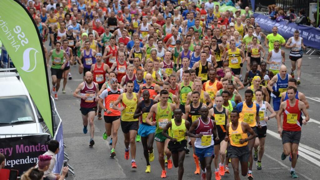 Airtricity Dublin Marathon. Photograph: Cyril Byrne