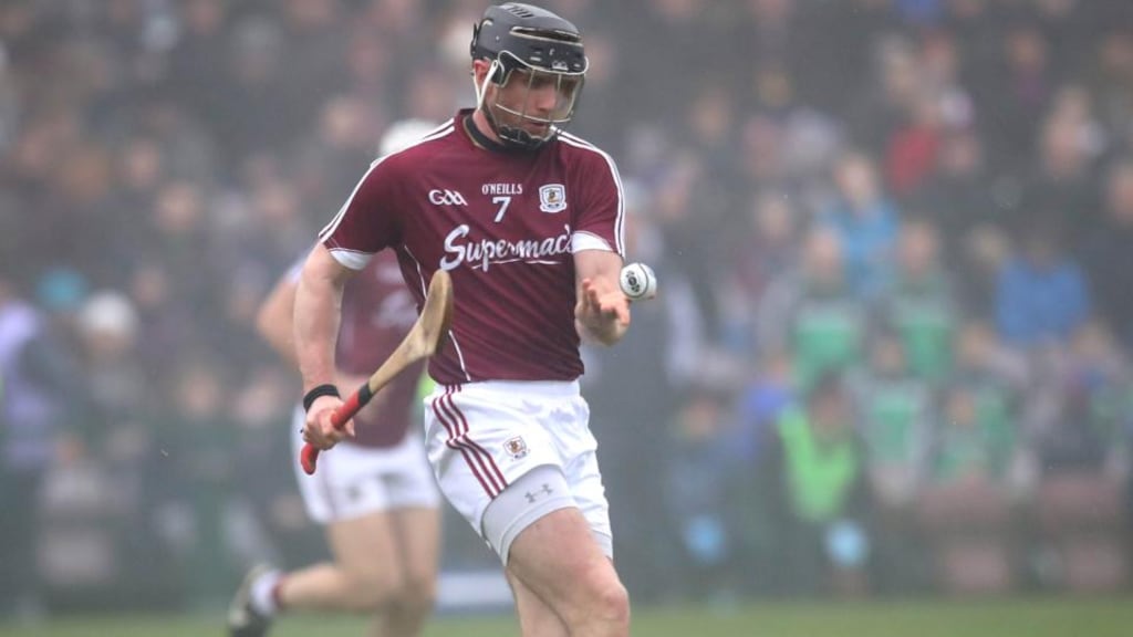 Galway’s Aidan Harte: “We’re not looking past Sunday . . . Will it define our season if we lose the game? Probably not.” Photograph: Ryan Byrne/Inpho