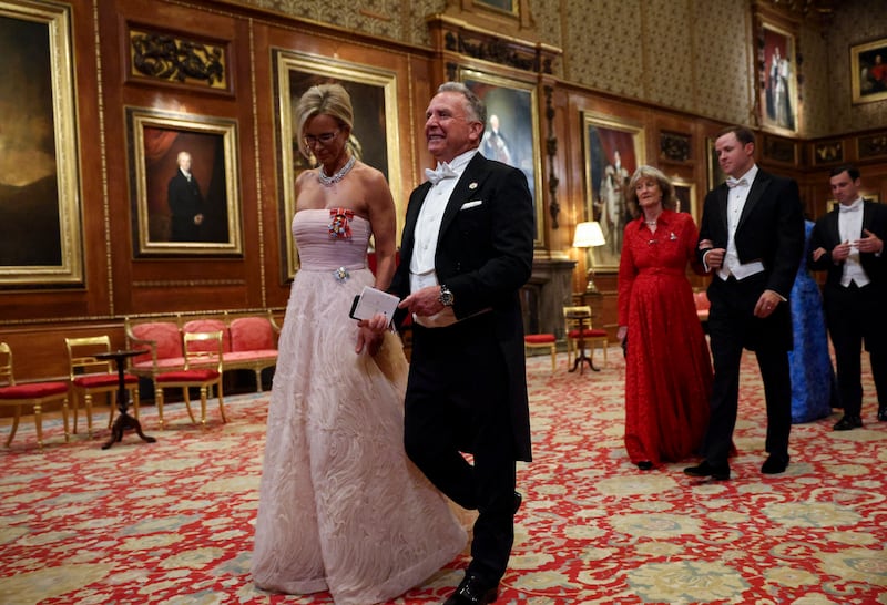 GSK chief executive Emma Walmsley and US special envoy Steve Witkoff in Windsor. Photograph: Kevin Lamarque/AFP via Getty Images