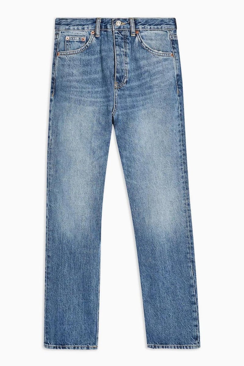 Editor straight leg jeans, €68, Topshop