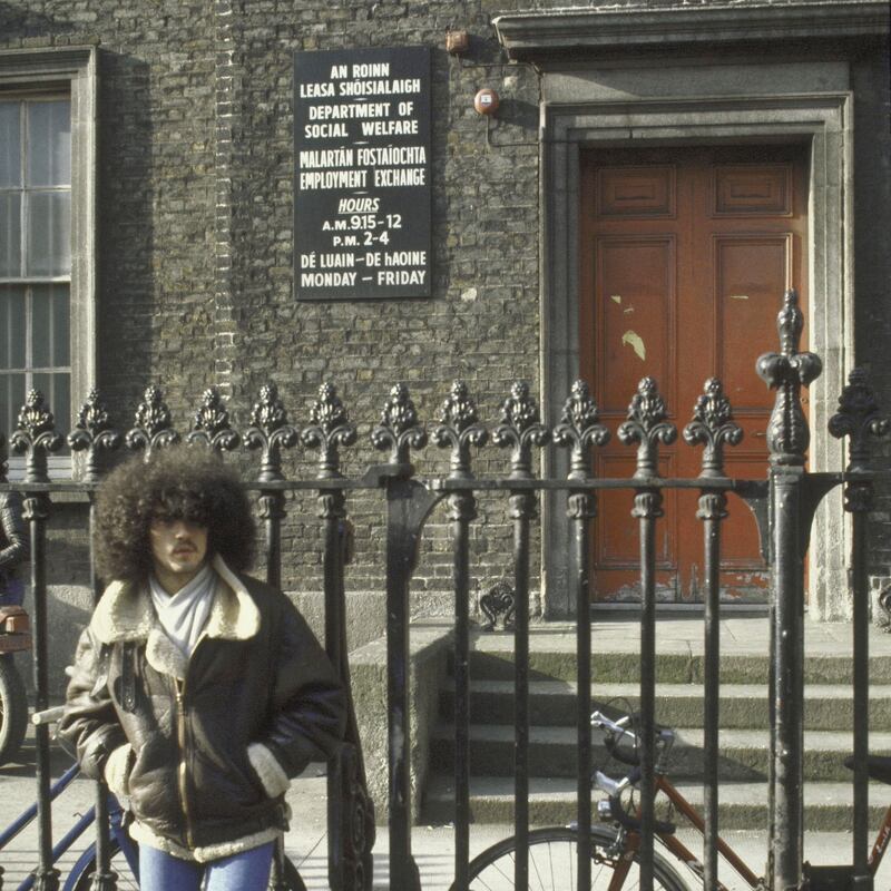 The exterior of the Department of Social Welfare building in 1987. Photograph: Sahm Doherty/The LIFE Images Collection via Getty