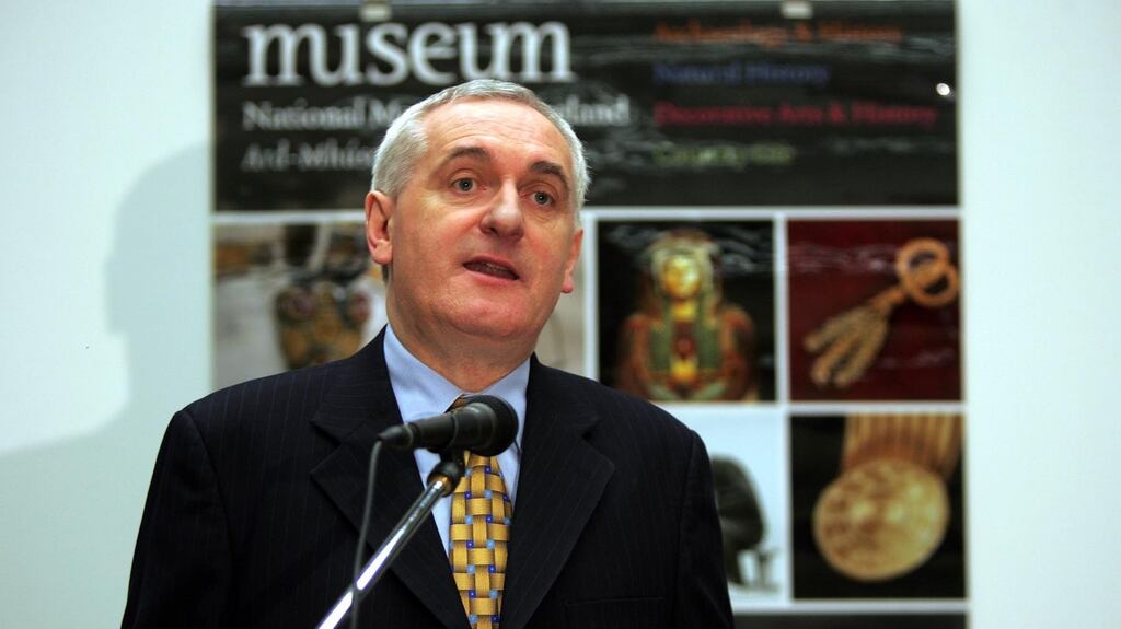 Bertie Ahern made an appearance in the Junior Cert history paper. Photograph: Eric Luke