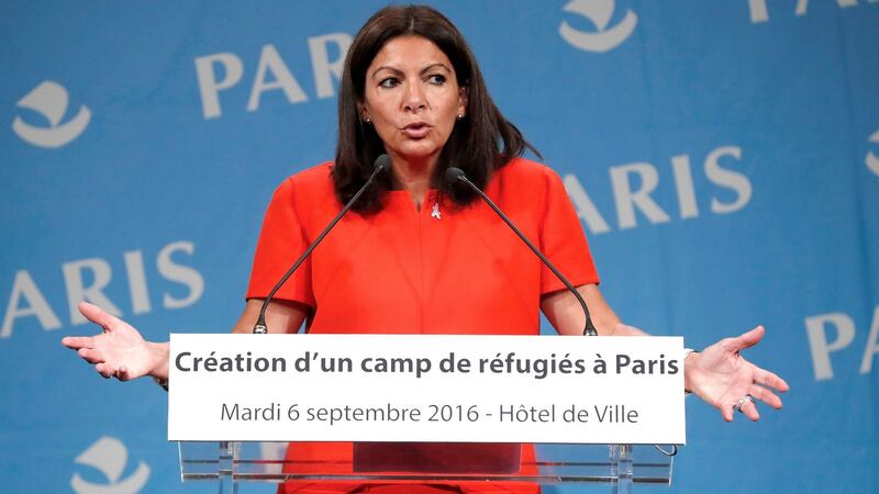The mayor of Paris Anne Hidalgo wants the government to provide shelter for the migrants. Photograph: Francois Guillot/AFP/Getty Images