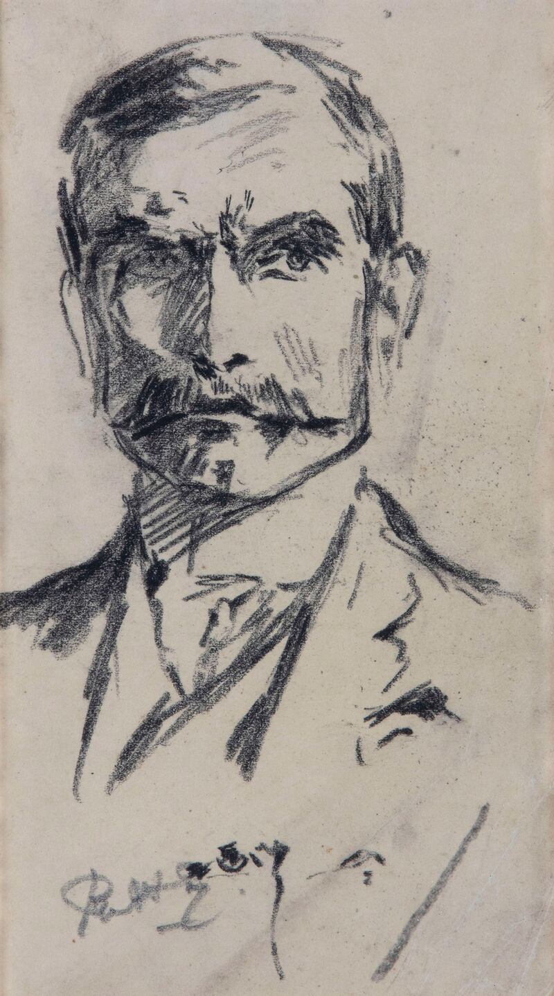 Stetch for a Portrait by Paul Henry (€300-€500) Adam’s Important Art sale in September