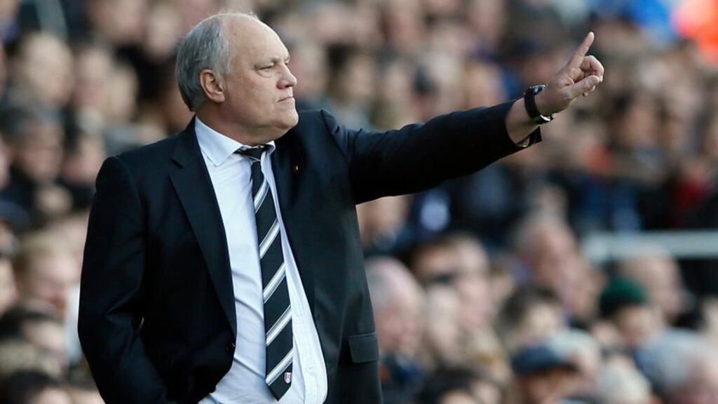 Fulham manager Martin Jol. Photograph: Stefan Wermuth/Reuters
