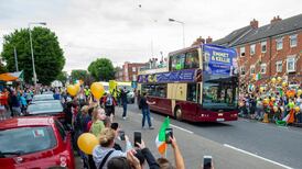 ‘My head is just ready to explode’: Olympic gold medallist Kellie Harrington arrives home