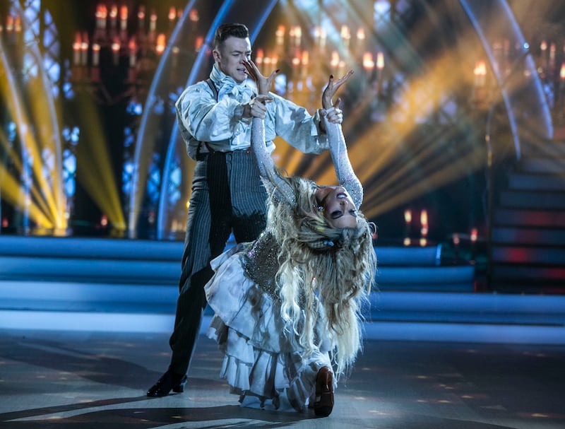 Dancing with the Stars: Gráinne Gallanagh and Kai Widdrington. Photograph: Kyran O’Brien