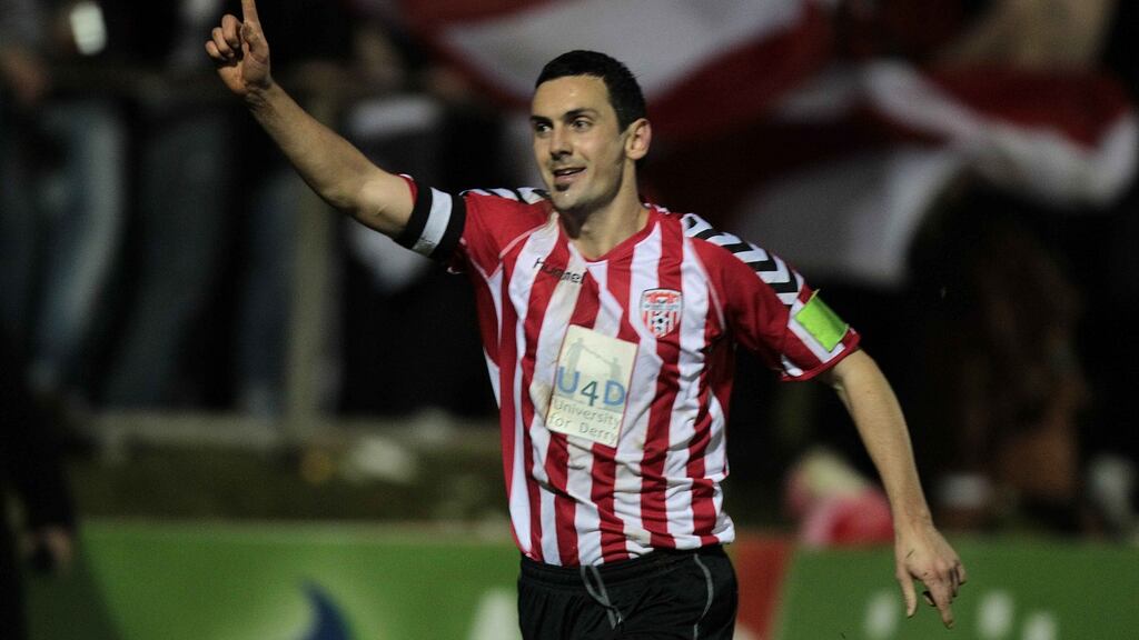 Former Derry City forward Mark Farren has died aged 33. Photograph: Inpho