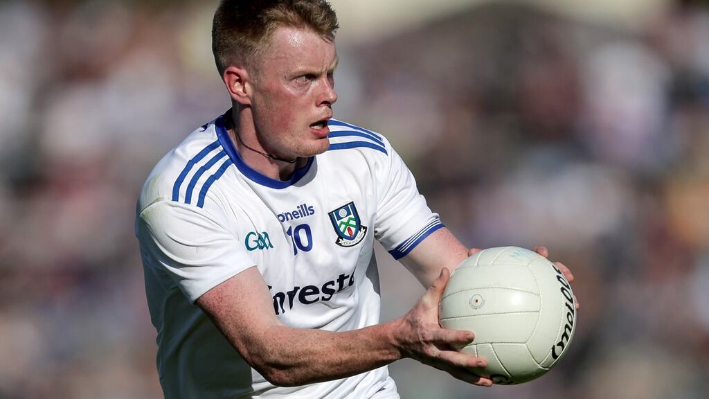 Monaghan’s Ryan McAnespie was among the scorers in their McKenna Cup win over Antrim. Photo: Laszlo Geczo/Inpho