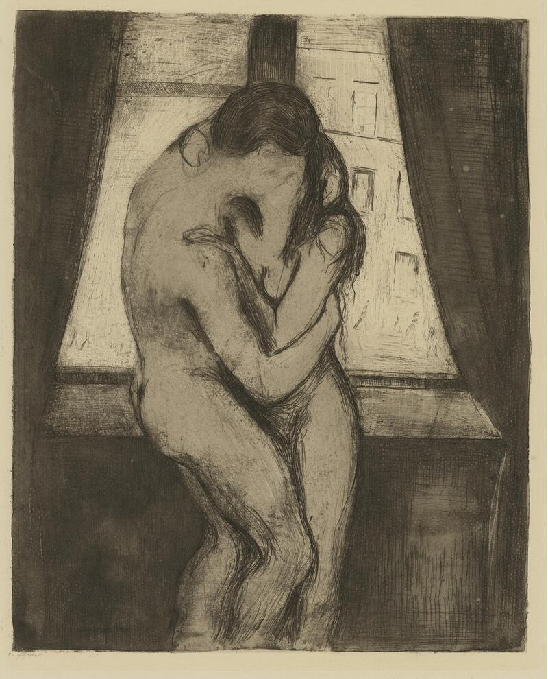 A detail from The Kiss by Edvard Munch. Photograph: Fine Art Images/Heritage Images/Getty Images