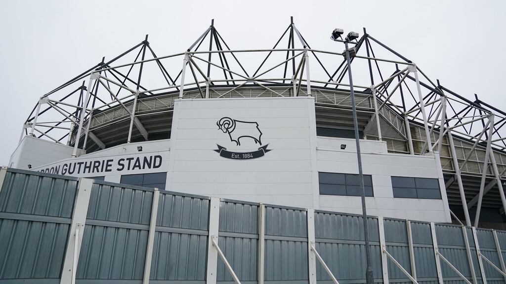Derby County’s training ground has been closed due to positive Covid-19 cases. Photograph: Zac Goodwin/PA