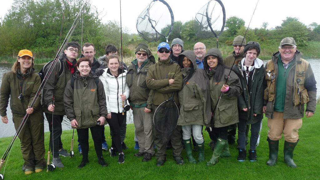 St James’s CBS transition year students at the K Club in Co Kildare