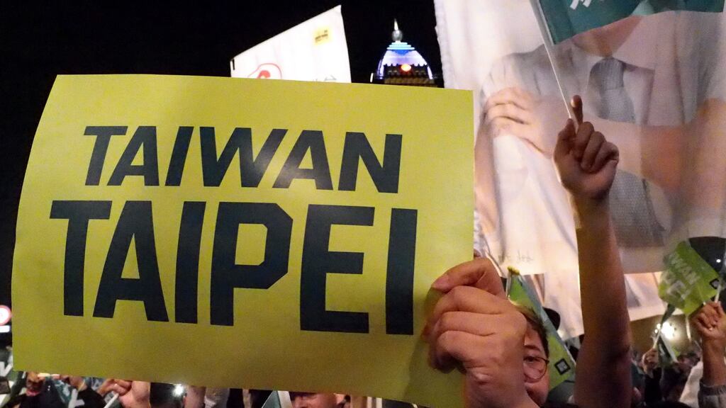 Taiwanese will vote in a referendum to see if the self-ruled island should compete in international sports events as Taiwan instead of Chinese Taipei. Photograph: EPA/David Chang