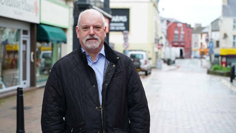 “It’s very, very weird”: Alun Roberts, chairman of the Holyhead Business Forum. Photograph: Enda O’Dowd