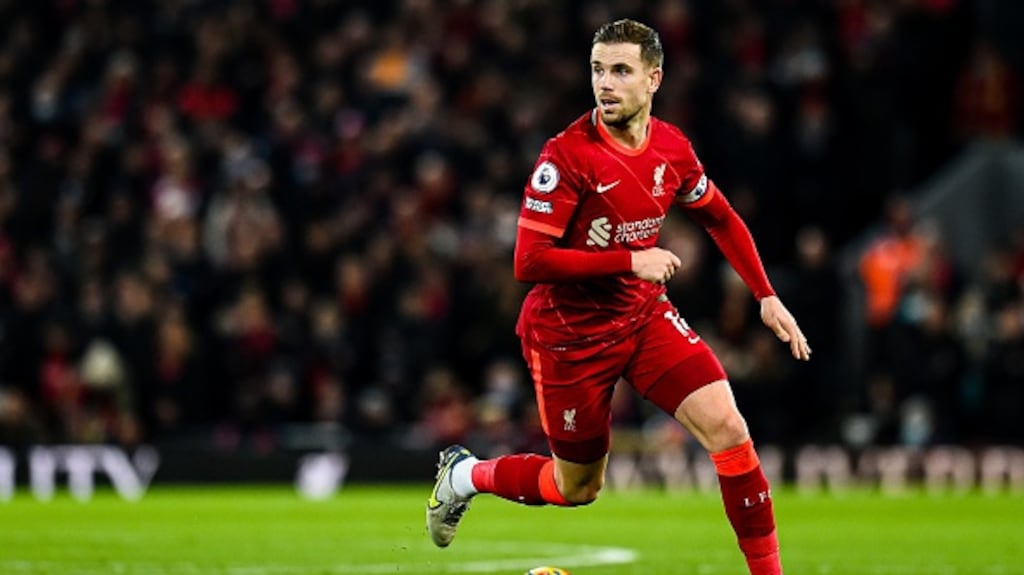 Jordan Henderson believes player welfare is not being taken seriously enough. Photograph:  Andrew Powell/Liverpool FC/Getty Images