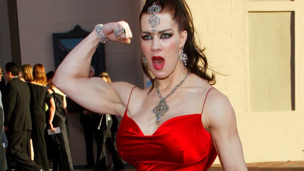 Chyna, the WWE star who became one of the best known and most popular female professional wrestlers in history in the late 1990s, has died at age 45. File photograph:AP/Kevork Djansezian