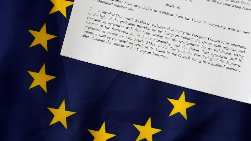 Article 50 of the EU’s Lisbon Treaty deals with the mechanism for departure. Photograph: Reuters