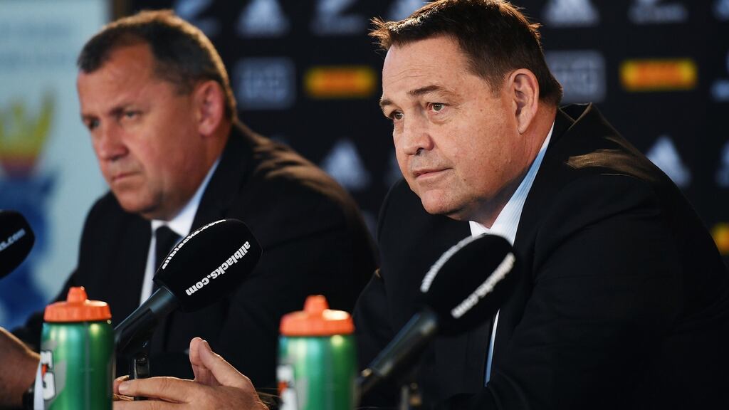 Steve Hansen: “We take this Test match seriously and respect Samoan rugby. They are a very good team and on their day can cause an upset.” Photograph: Andrew Cornaga/Inpho