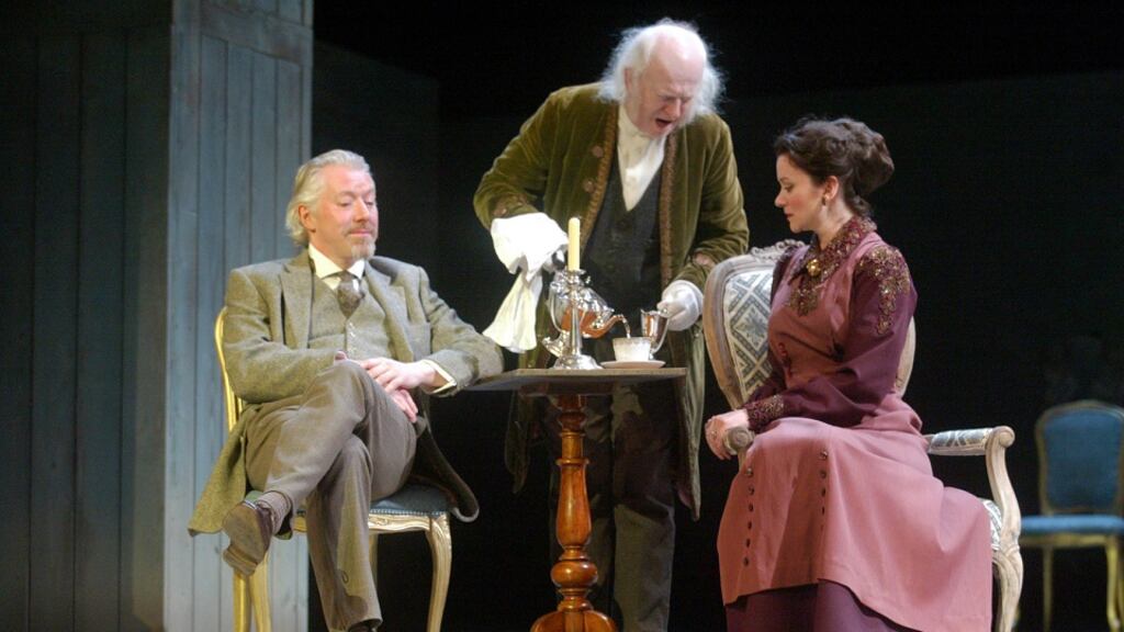A scene from Dublin by Lamplight, at the Abbey Theatre, Dublin. The iconic venue has historic significance in the story of Irish culture.