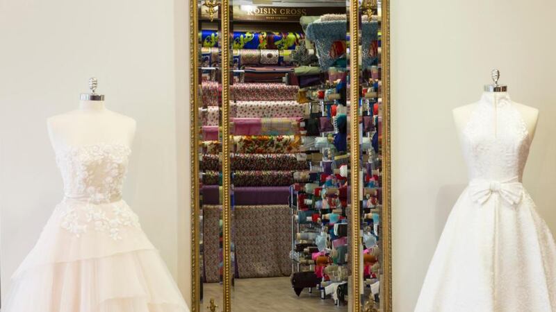 Roisin Cross Silks: company now offers a dressmaking service. Photograph: Paul Sherwood