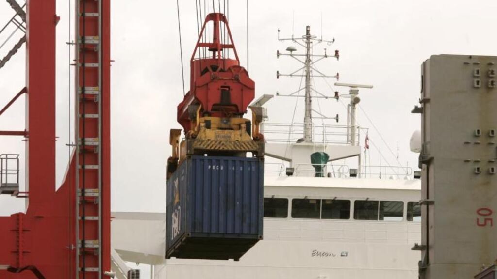 Dublin was by far the busiest port in the Republic last year, handling 6,651 ship arrivals and gross tonnage of 142.4 million. Photograph: Dara MacDonaill