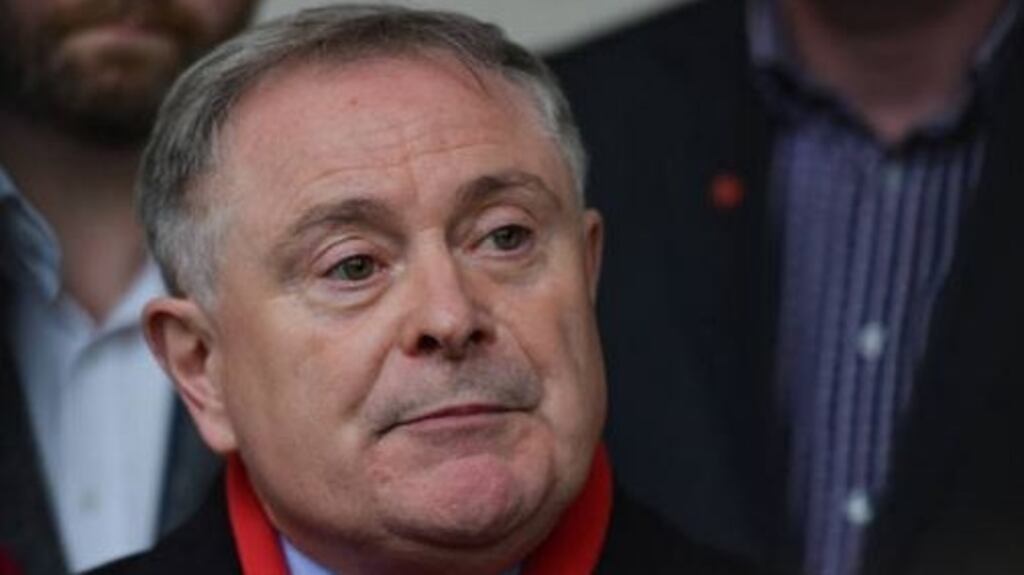 Labour leader Brendan Howlin. Some Labour councillors, spooked by dismal poll ratings as they face local elections next spring, have called for him to resign.