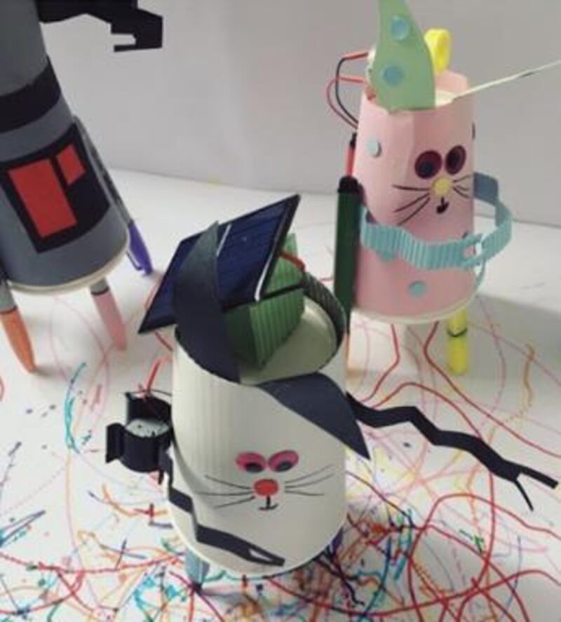 Bunnybots: seven- to 14-year-olds can make their own solar-powered bunnies at Cool Planet