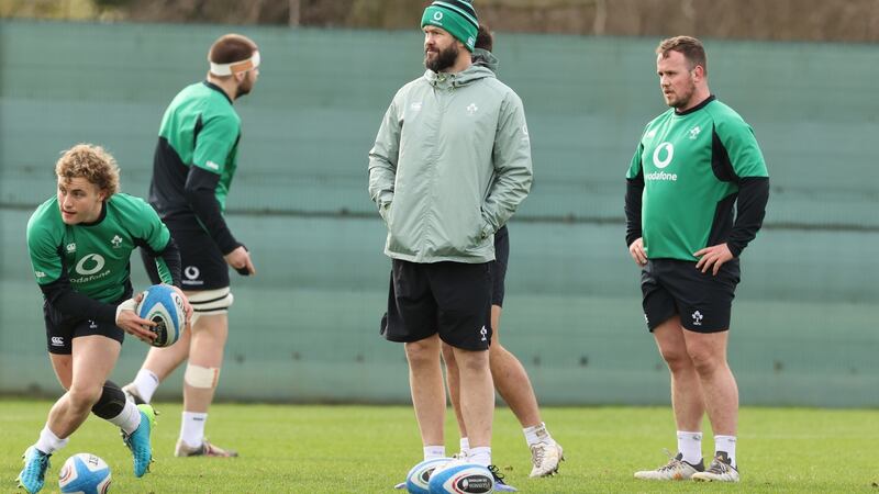 Andy Farrell has made seven changes for Saturday’s clash with Italy. Photograph: Billy Stickland/Inpho