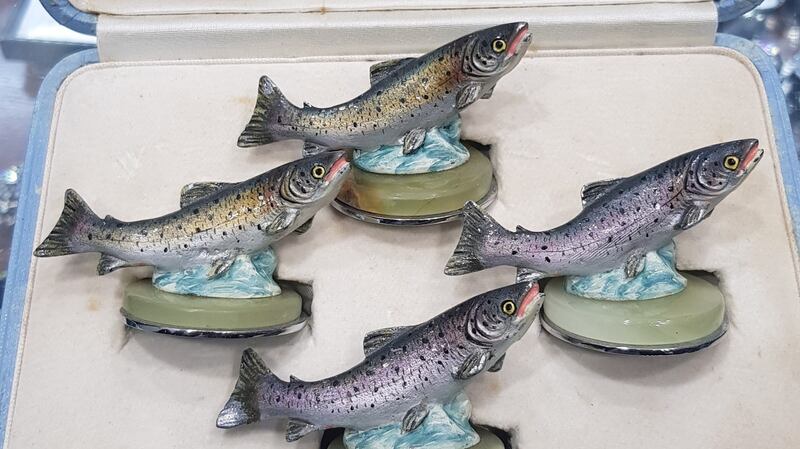 Asprey London menu holders C.1930 from Weldon’s Dublin €950