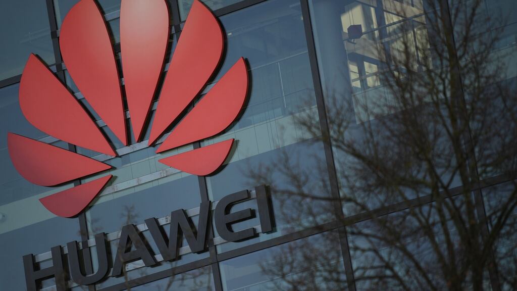 ‘Huawei will donate personal protective equipment to help those working on the frontline, and ICT solutions which could help with video conferencing,’ said David Kenny, deputy chief executive of Huawei Ireland. Photograph: Daniel Leal-Olivas/AFP via Getty Images