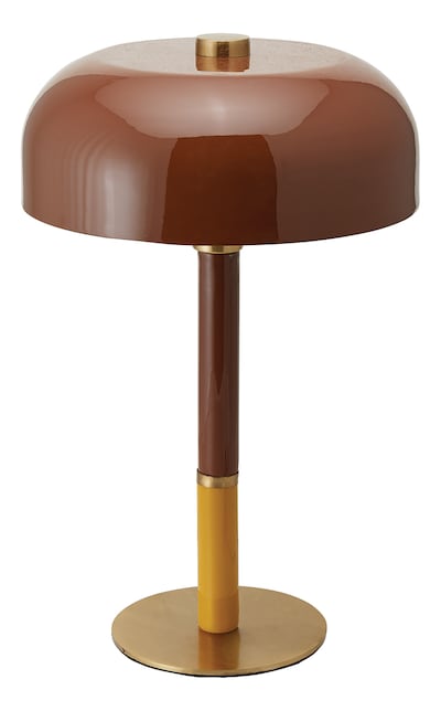 Brown table lamp, €39.99, from TK Maxx at Dundrum Town Centre