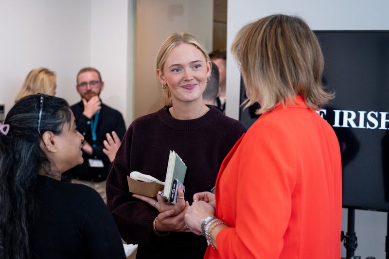 Nitia Viswanath, marketing account manager, Bord Gáis Energy Theatre and Keara Curtin, digital and social account manager, Bord Gáis Energy Theatre, with Rachel Costello, head of media solutions, The Irish Times Group