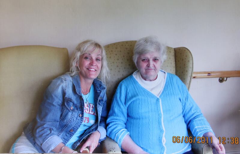 Mary Donovan with her mother. 'Everything they did just made her worse'