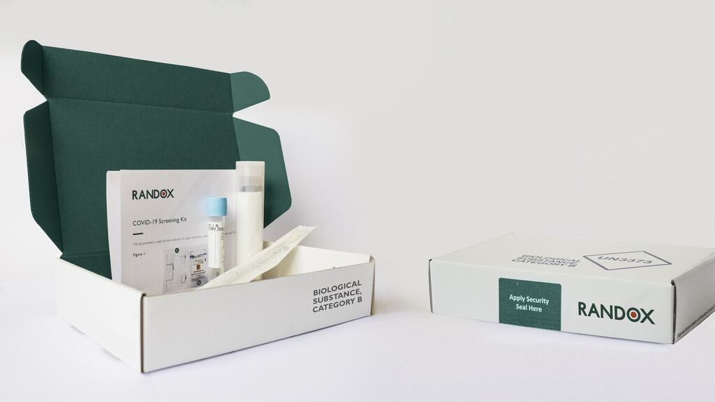 Randox  has developed a test which uses  biochip array technology to identify Covid-19 and differentiate it from nine other respiratory infections