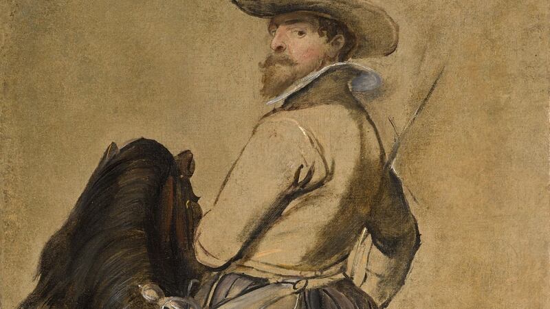 Sir Peter Paul Rubens – ‘Study of a Horse with a Rider’.