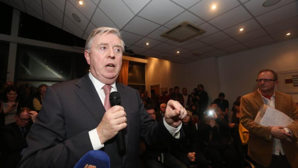 Chairman of the board of Limerick’s City of Culture Pat Cox pictured at a public meeting in the Clarion Hotel, Limerick. He said the project had yet to receive any of the €6 million promised to it by Government.