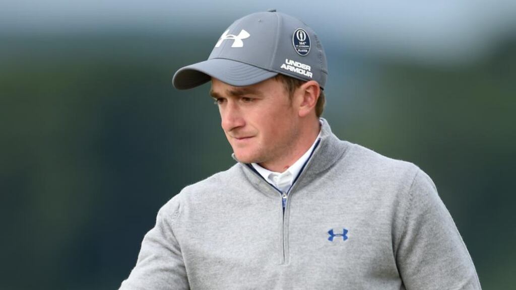 Paul Dunne of Ireland remains in contention at the US Amateur Championships. Photograph: Stuart Franklin/Getty Images