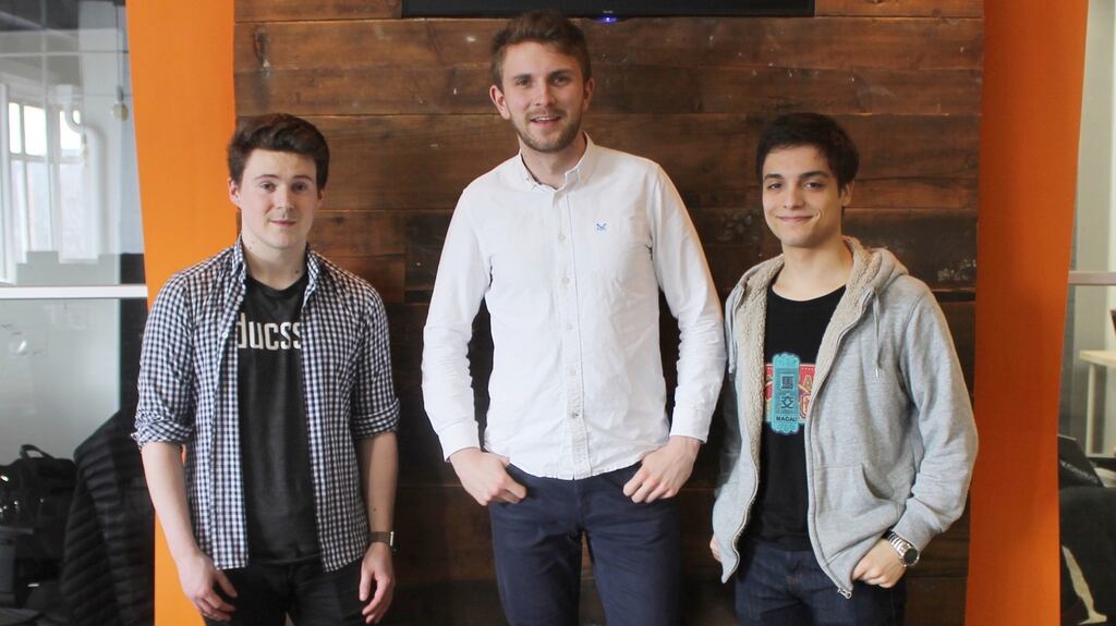 iDly Systems co-founders: Patrick O’Boyle, Finn Murphy and Dário Tavares Antunes