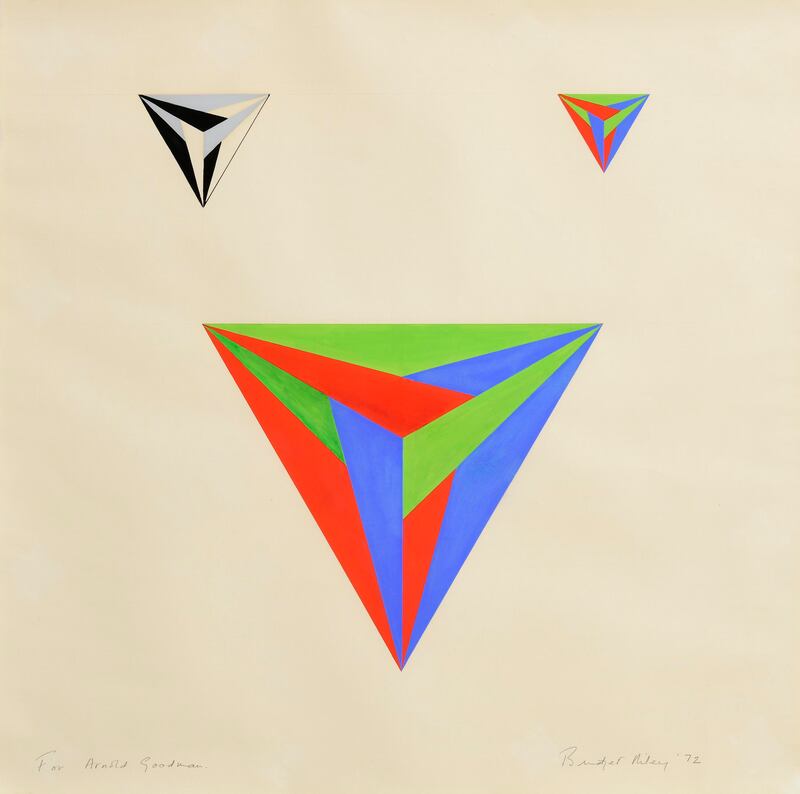 Bridget Riley's Unititled (1972) (€60,000-€90,000)