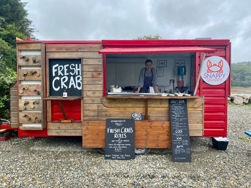 Snappy Snappy food truck in Connemara