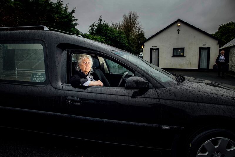 Marian Healy Prendergast: 'The big breakthrough with the funeral was the motor hearse, which my father brought to Glin in the 1950s.' Photograph: Brian Arthur