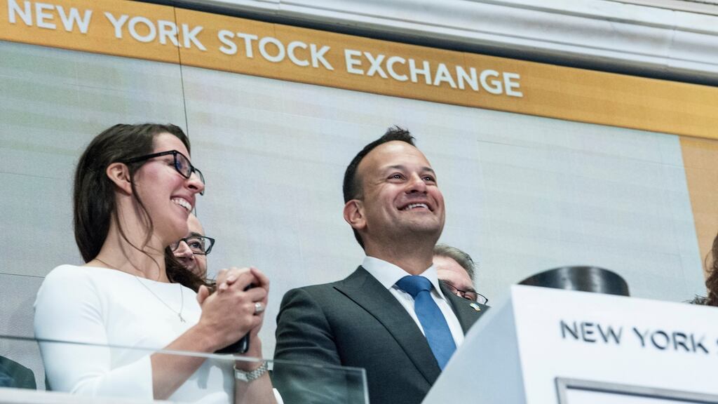 The Taoiseach has allied himself with Trump’s views of the media in comments made on a US trip. Photograph: EPA/Kim Haughton