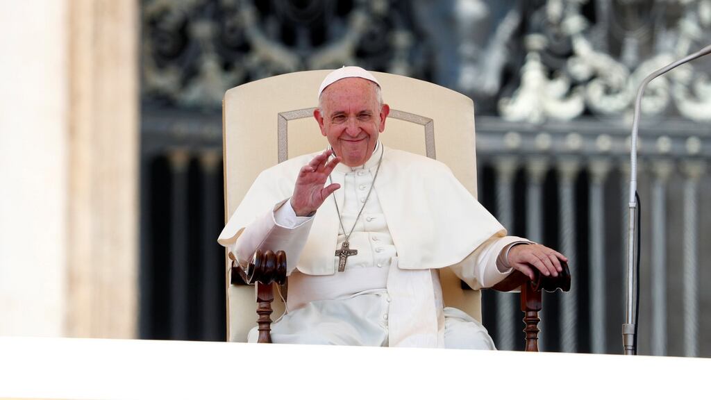 Pope Francis, who is soon to visit Ireland. For entreprensurs, to be able to see every situation as an opportunity is an incredible gift. Photograph: Max Rossi/Reuters