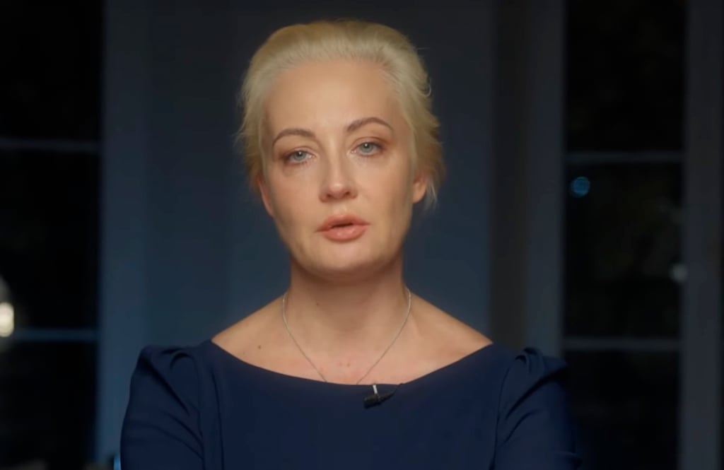 Yulia Navalnaya, widow of Russian opposition leader Alexei Navalny, has vowed to continue the fight for a 'free, peaceful' Russia. Photograph: Navalny Team/AP