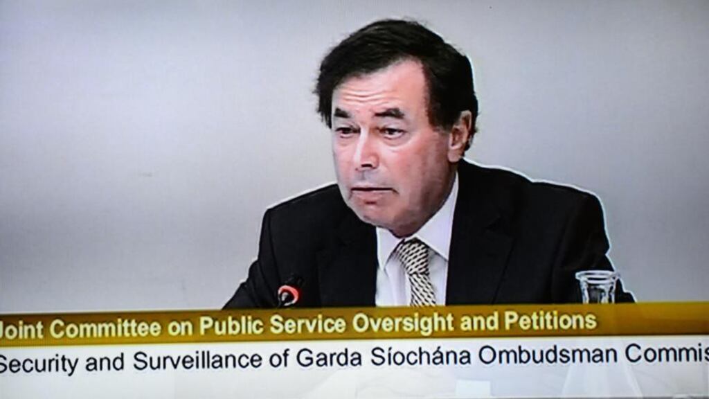 Minister for Justice Alan Shatter at the Oireachtas  Committee on Public Service Oversight and Petitions hearing. Photograph: Eric Luke/The Irish Times