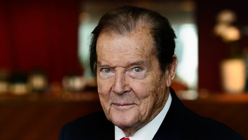 Sir Roger Moore: Audrey Hepburn pointed him towards Unicef and, in 2003, he was knighted in honour of his work for that organisation. Photograph: Cyril Byrne