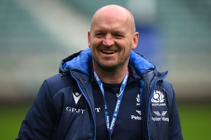 Canny coaching by Gregor Townsend has helped put Scotland within reach of a breakthrough Triple Crown. Photograph: Daniel Leal/AFP via Getty Images